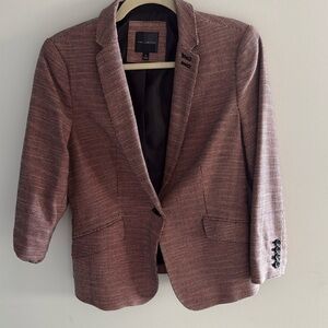 Red houndstooth blazer - never worn